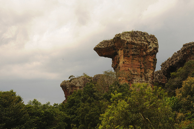 Parque Estadual de Vila Velha no Paraná