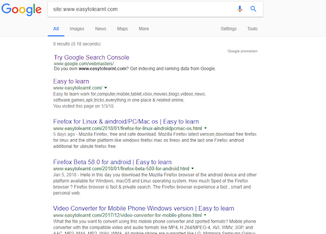  not show up your site in google search engine