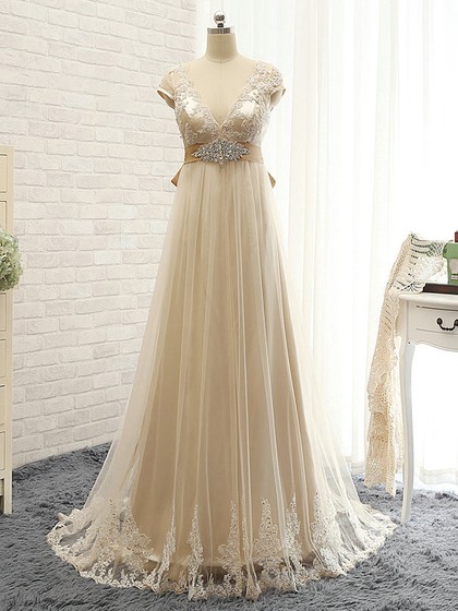 http://uk.millybridal.org/product/tulle-v-neck-empire-sweep-train-with-appliques-lace-bridesmaid-dresses-ukm01013397-20812.html