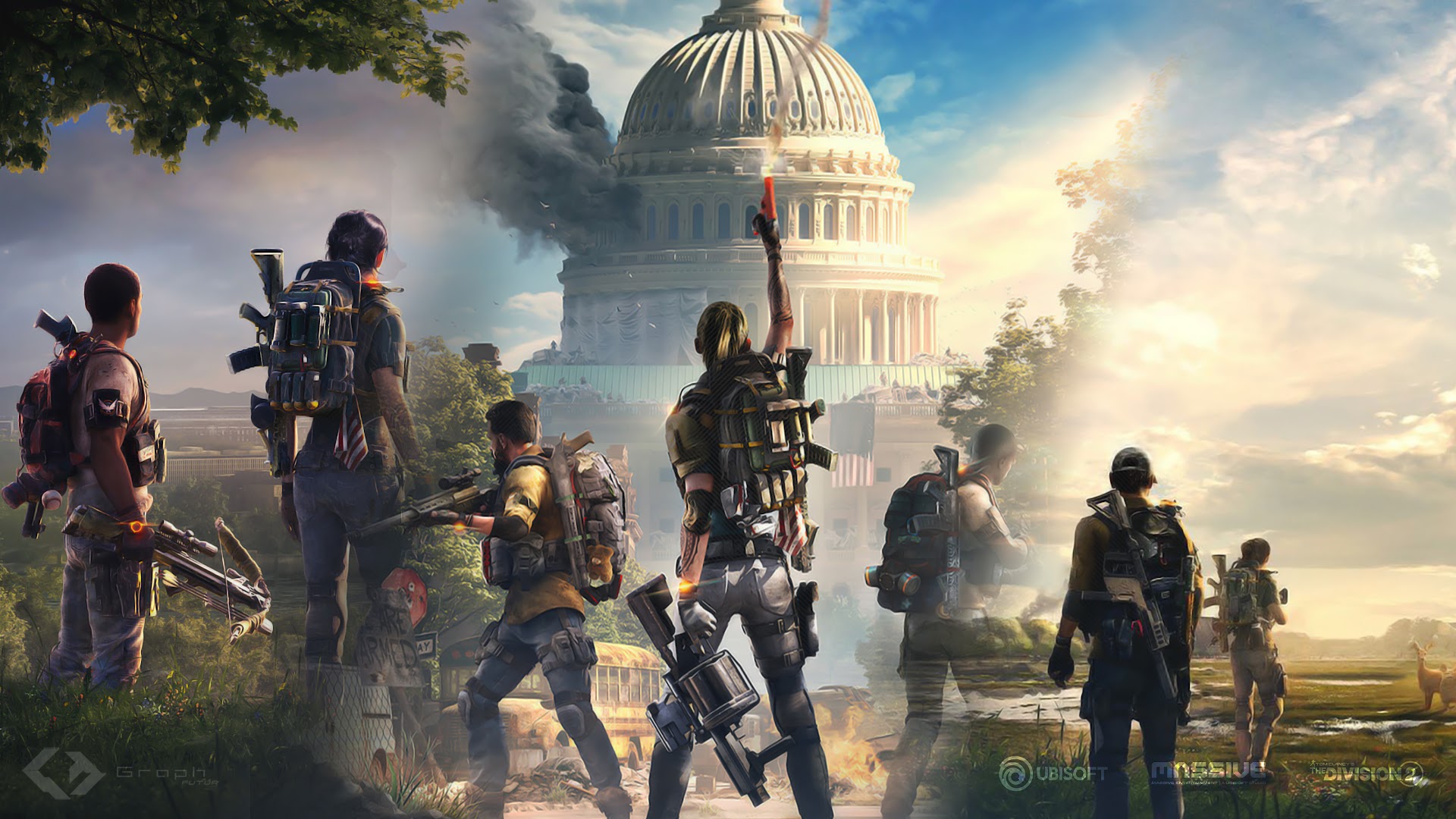 The Division 2 Agents White House 4k Wallpaper 4