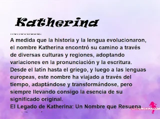 ▷ Significado del nombre Katherina (✔)