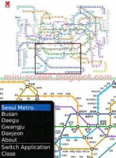 Korean Subway Maps app for Blackberry