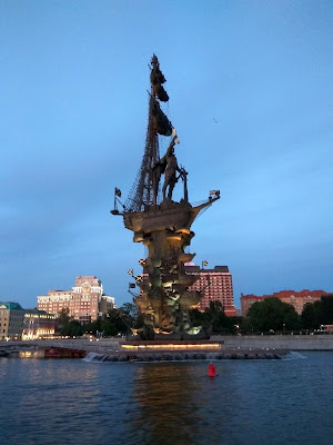 Monumento dedicado a Pedro Primero el Grande - Rio Moscova - Moscú - Rusia