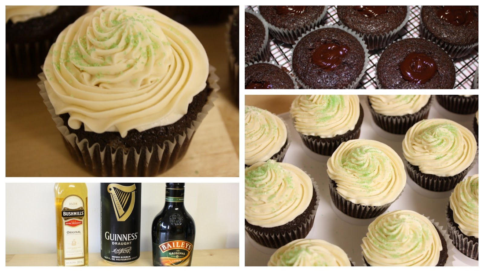 Irish Bomb Cupcakes