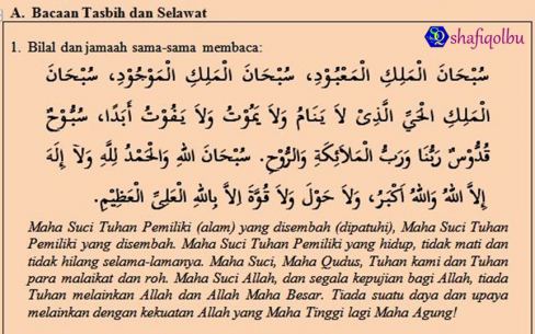 Niat Solat Tarawih Dan Cara Melakukan Solat Tarawih Di 