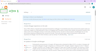 Sign in to Blogger