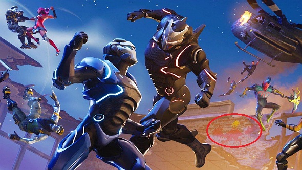 Fortnite Season 4 Week-4 Loading screen showing location of hidden secret battle pass tier treasure