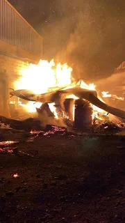 حريق هائل يلتهم مصنع أثاث سوريًا بدمياط الجديدة