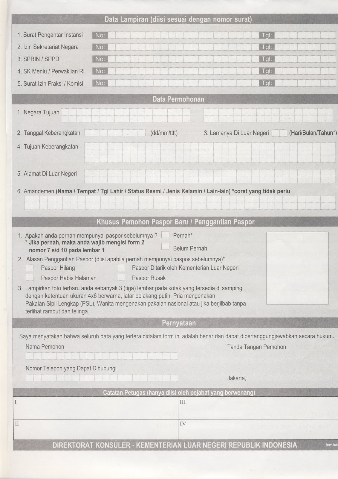 Archive-Traveller: Registrasi Paspor Online