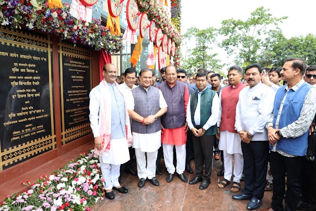 Om Birla inaugurates new Assam Assembly building