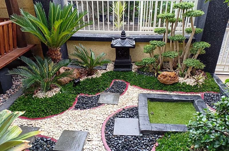 15 Gambar Desain  Taman  Kering Indoor  Outdoor Praktis 