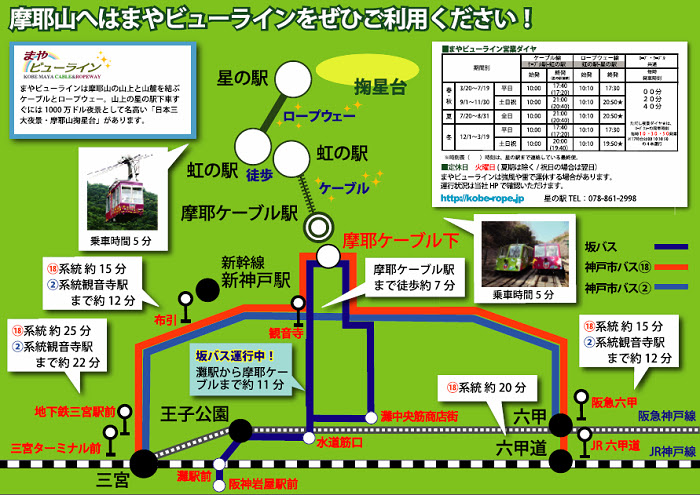 摩耶山纜車交通