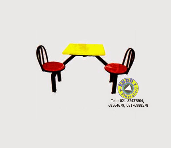 Produk meja  kursi fiberglass untuk restoran Meja  Kursi 