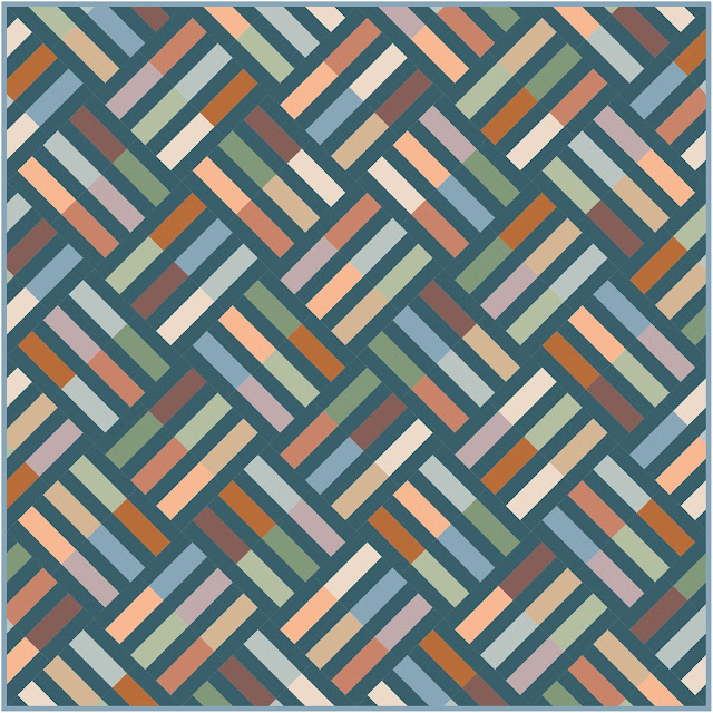 Wayward quilt in Suzy Quilts Signature Pure Solids for Art Gallery Fabrics