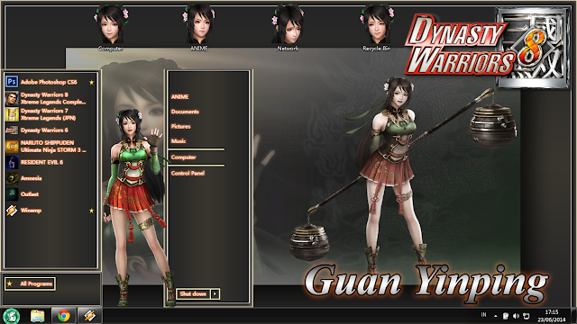 Theme Dynasty Warriors 8 - Guan Yinping