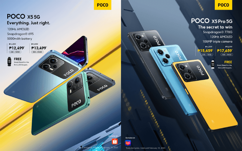 POCO X5 and POCO X5 Pro w/ 120Hz AMOLED screen + up to SD778G