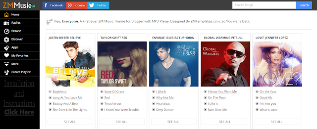 zm-music-blogger-templates