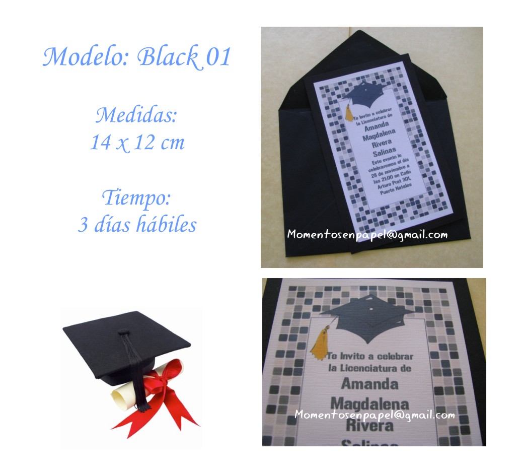 Licenciatura y Graduacion: Actualizamos!!! Invitaciones y 