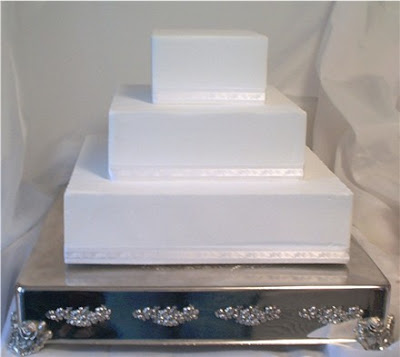 square dcorate wedding cakes