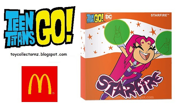 Teen Titans Go McDonalds happy meal toys 2022 Starfire packet art kit