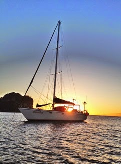 Freewind at sunset
