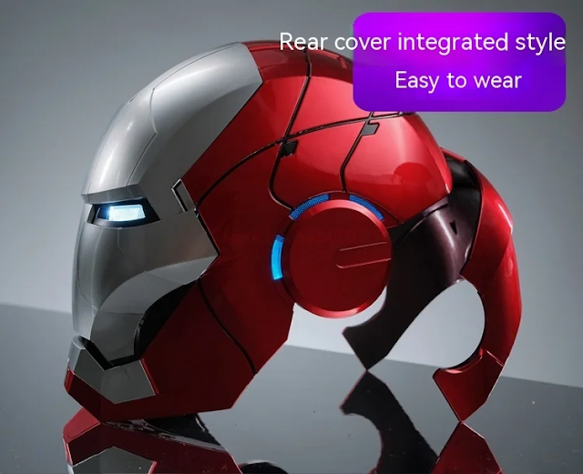 MARVEL Iron Man Electronic Helmet Headgear With Voice-activated