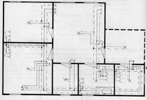 denah diagram pengawatan instalasi listrik