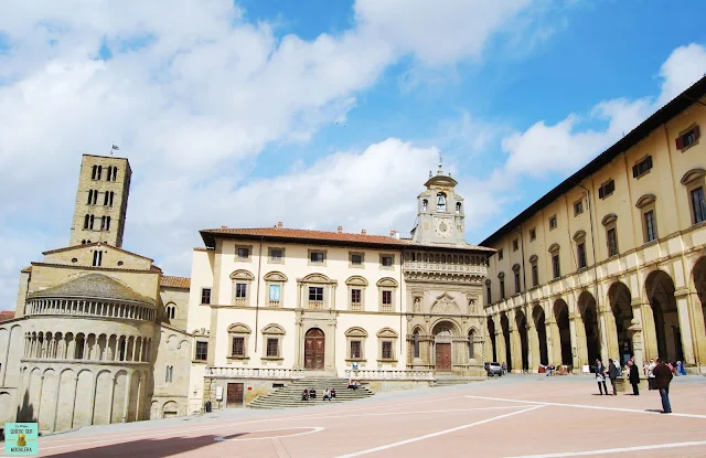 Plaza Grande de Arezzo, Toscana