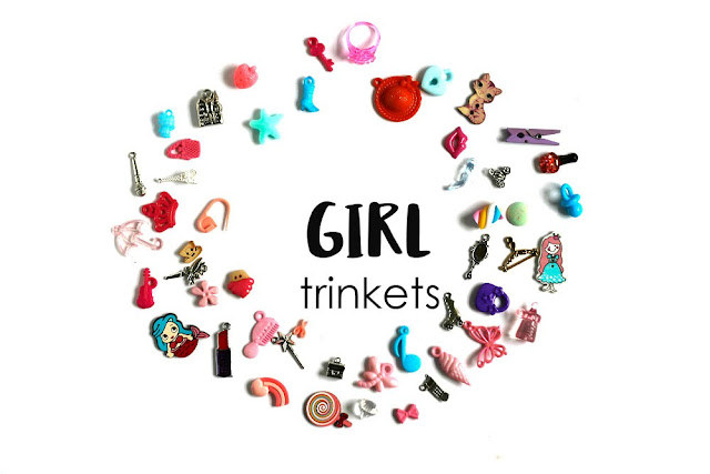 Girl Theme I Spy trinkets by TomToy