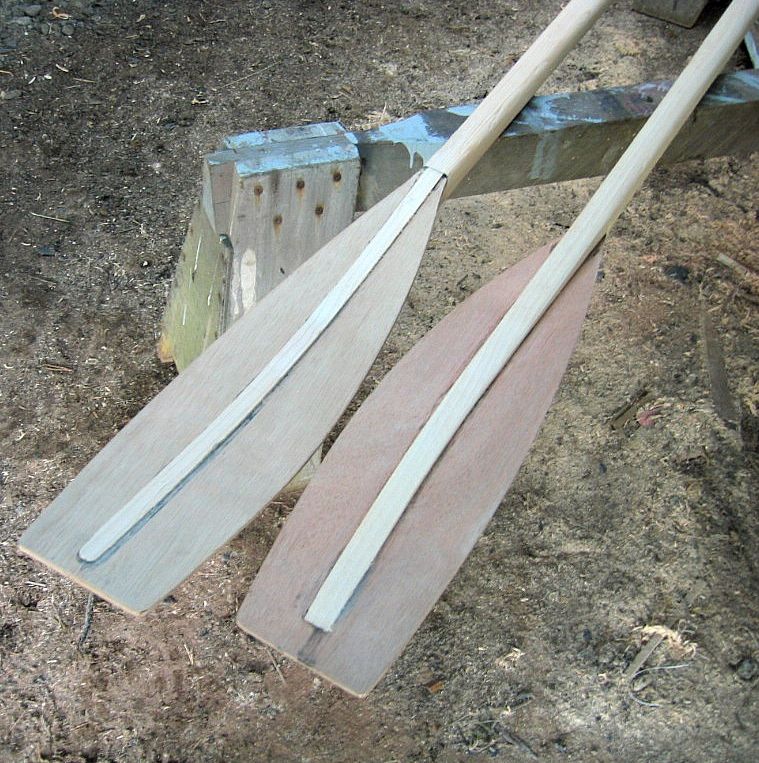 ve spent much more time and materials to make graceful oars.