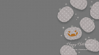 ハロウィンのおしゃれでシンプルかわいいイラストPC壁紙・背景