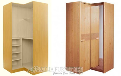 Lemari Pakaian Minimalis Ukir 3 Pintu Toko Furniture 