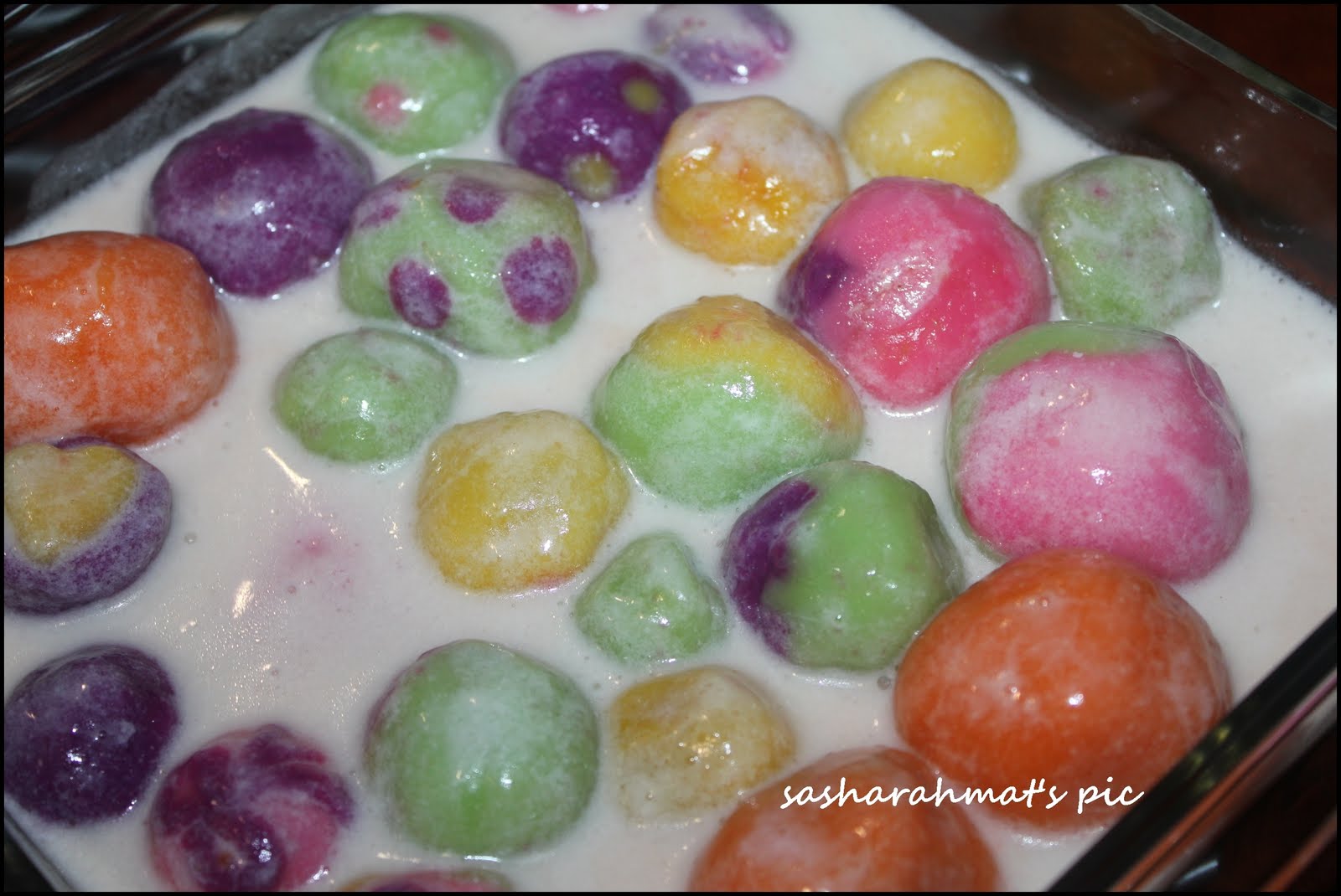 Love to cook , love to eat: warna warni badak berendam 