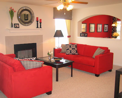 Living rooms In Red