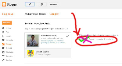 remove google+ komen