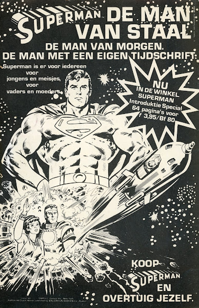 Advertentie voor Superman-comics, 1984