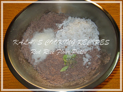 Simple Red Rice Flour Puttu