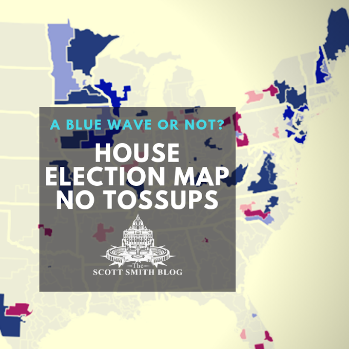 2018 House Election Map: How's that Blue Wave Coming?