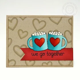 2015 Winter Coffee Lovers Blog Hop: Sunny Studio Hot Cocoa Card using Hot Drinks~Warm Hearts Digital Stamp