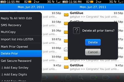 Delete Multiple Message on BlackBerry