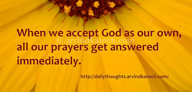 God, Accept, prayers, thought, quote