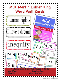 https://www.teacherspayteachers.com/Product/MLK-Martin-Luther-King-Word-Wall-Cards-2281286