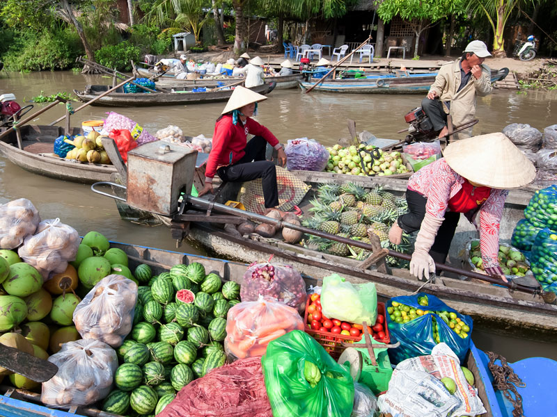 Cai Be Floating Market