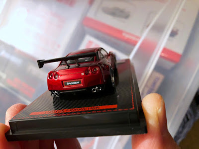 ignition model Pandem R35 GT-R Red Metallic