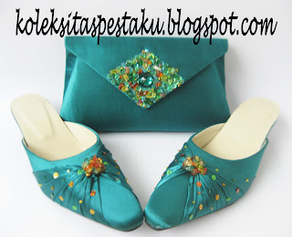 Slop Pesta dan Tas Pesta Tosca Mewah Cantik Buat Acara Resepsi Pernikahan