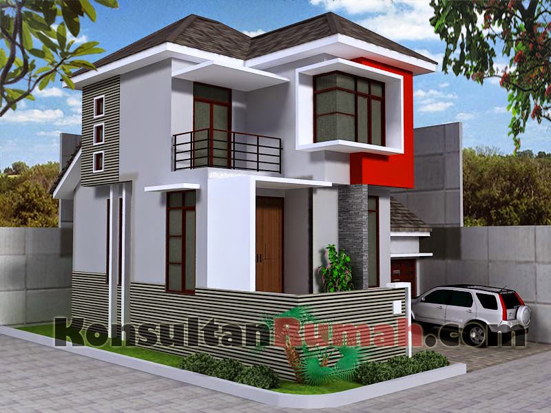 Desain Rumah Minimalis 2 Lantai Type 120  Gambar Foto 