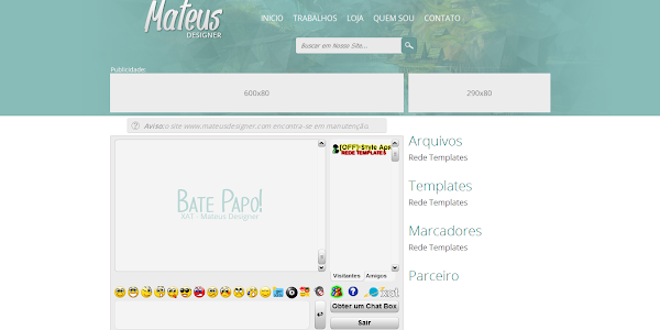 Template Mateus Designer