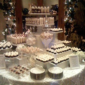 All White Wedding Reception