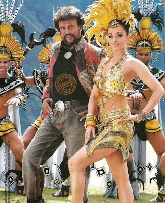 Super Star Rajnikanth and Aishwarya rai bachchan starrer Endhiran-The Robot new stills.