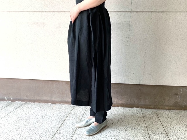 COSMICWONDER【コズミックワンダー】Linen oxford paper bag dress◆八十八/丸亀・エイティエイト/新居浜